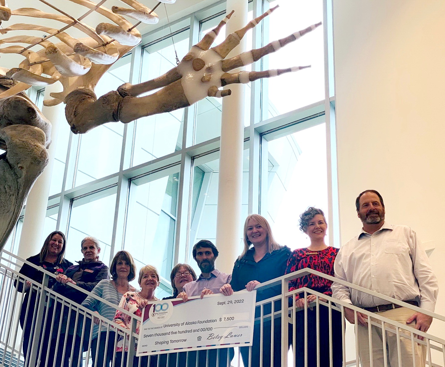 First National Bank Alaska donates $7,500 to University of Alaska Fairbanks to support RAHI and the Museum of the North