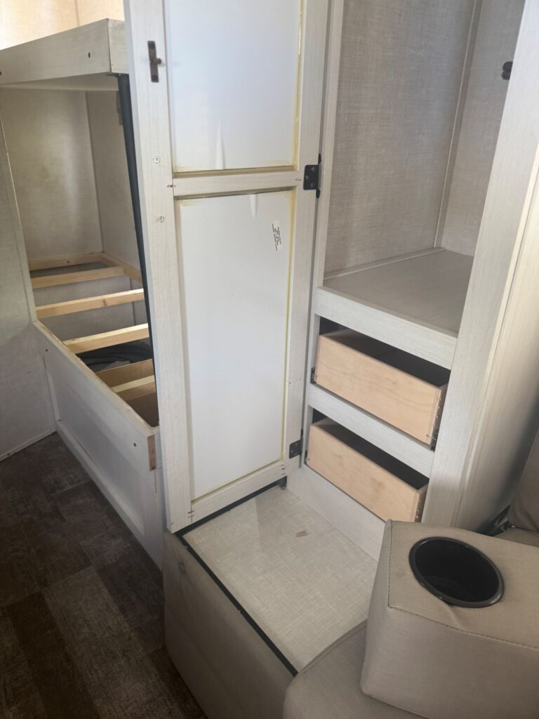 Photo of cabinets in the rpod